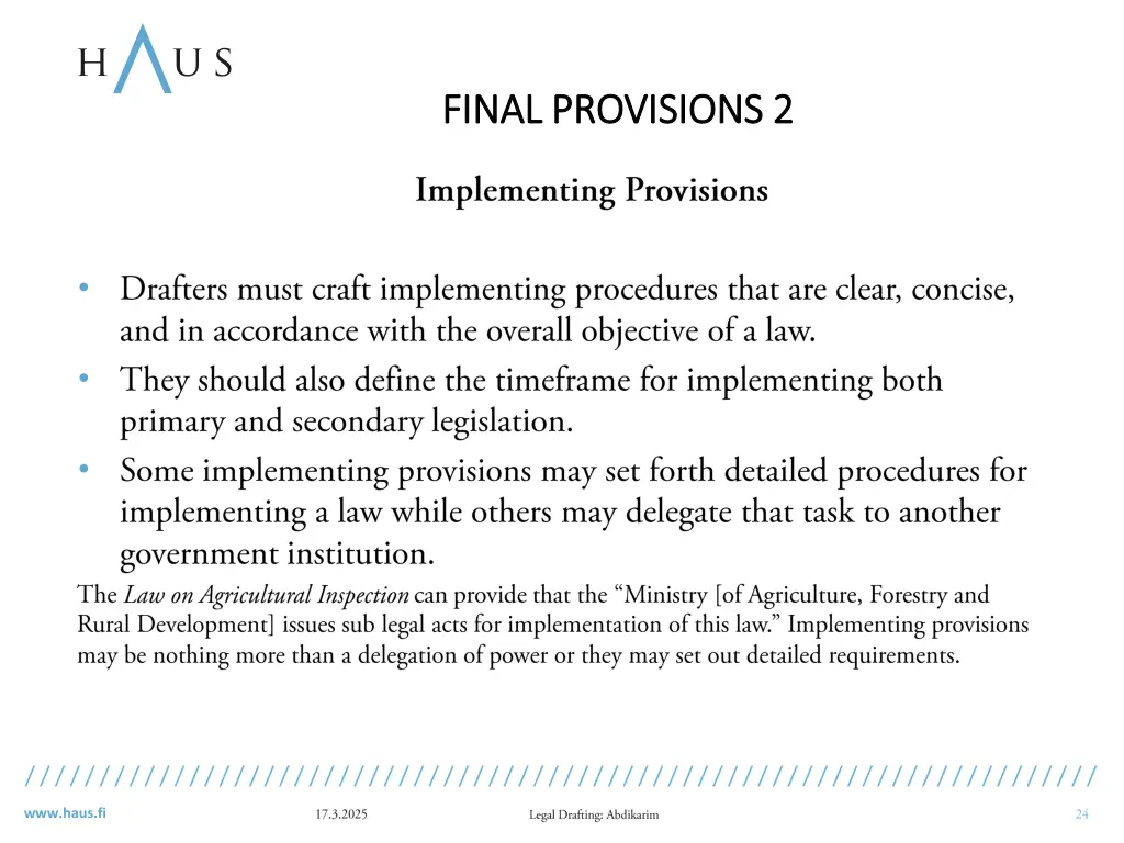 final final provisions provisions 2 2