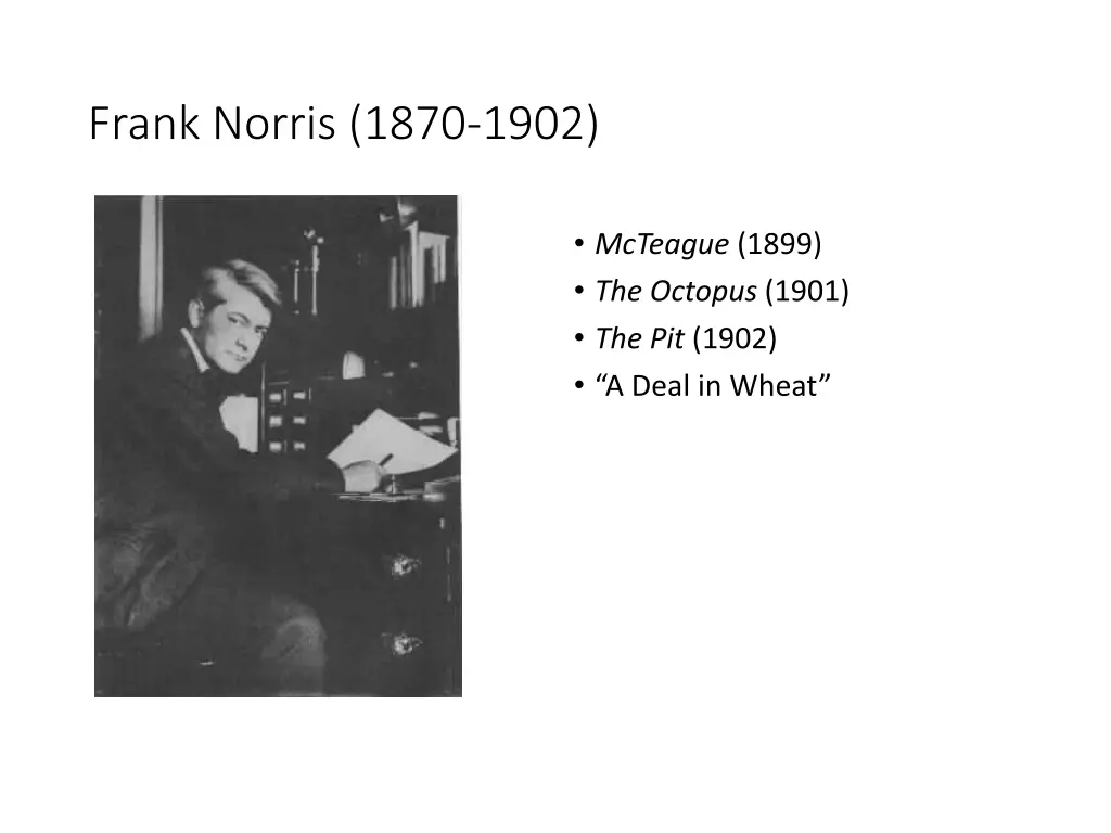 frank norris 1870 1902
