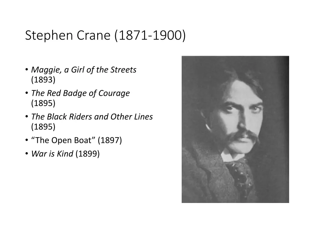 stephen crane 1871 1900