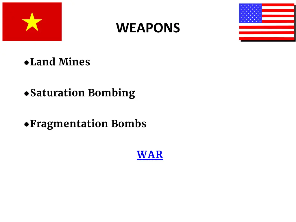 weapons