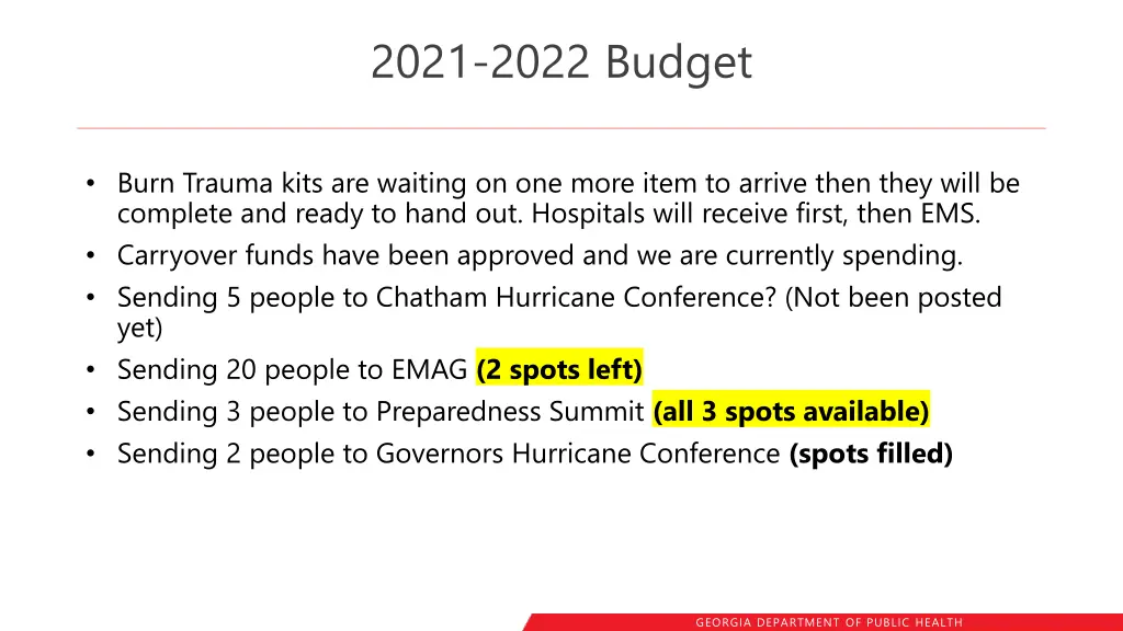 2021 2022 budget