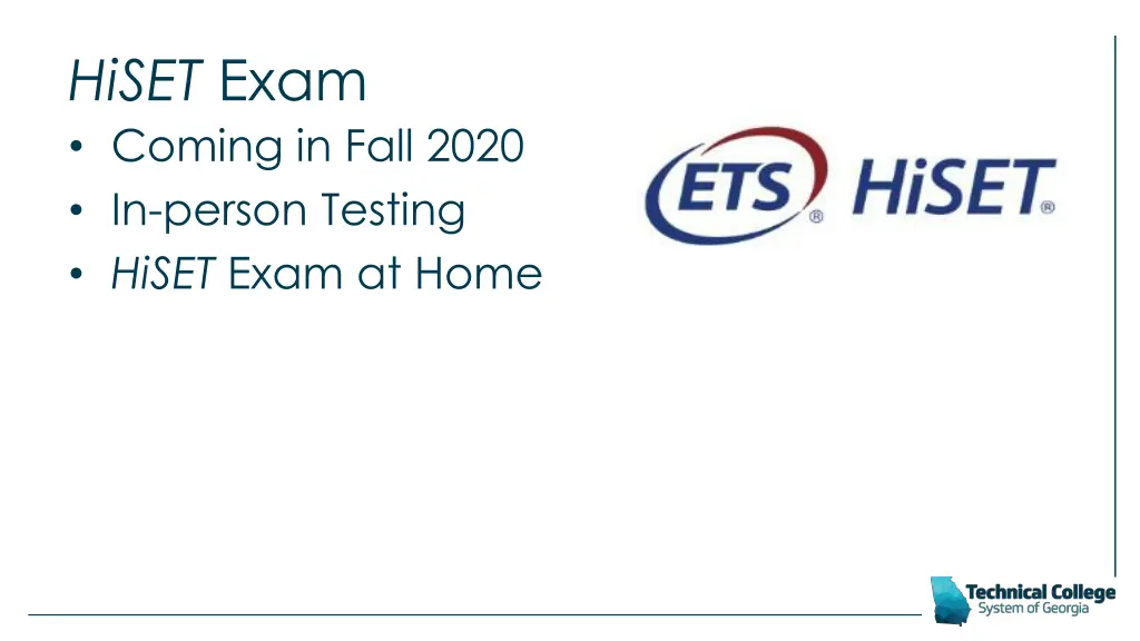 hiset exam coming in fall 2020 in person testing
