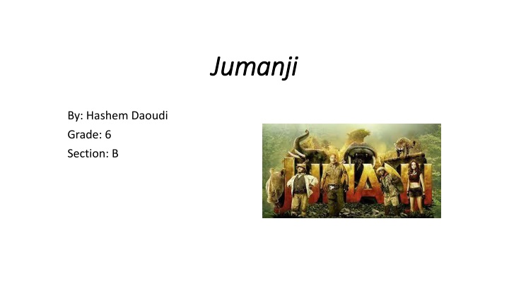 jumanji jumanji