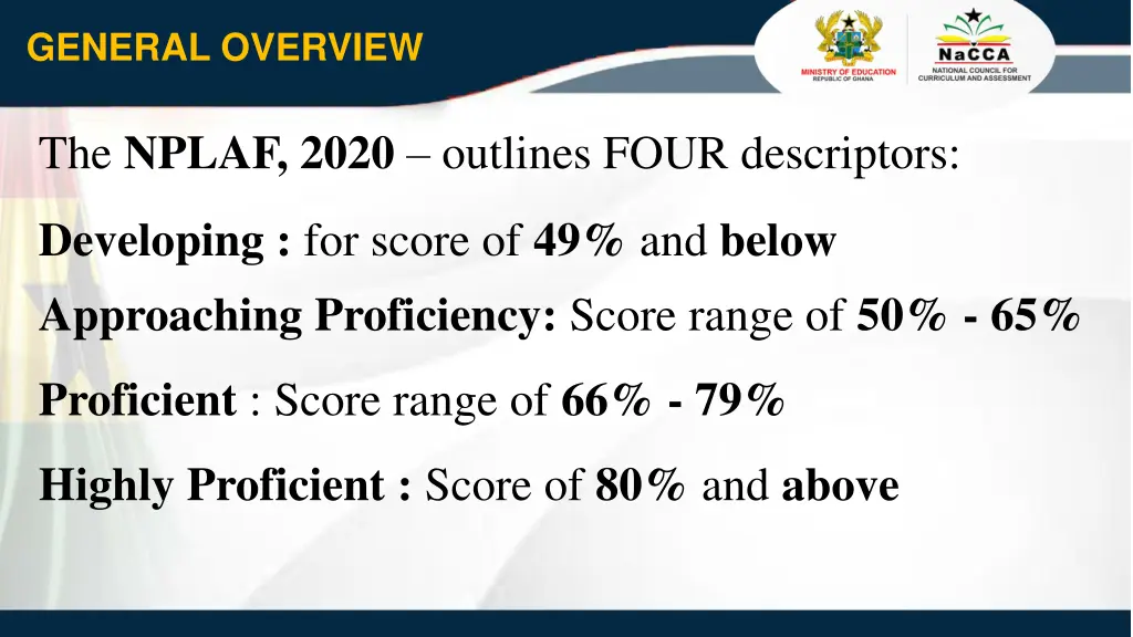 general overview 1
