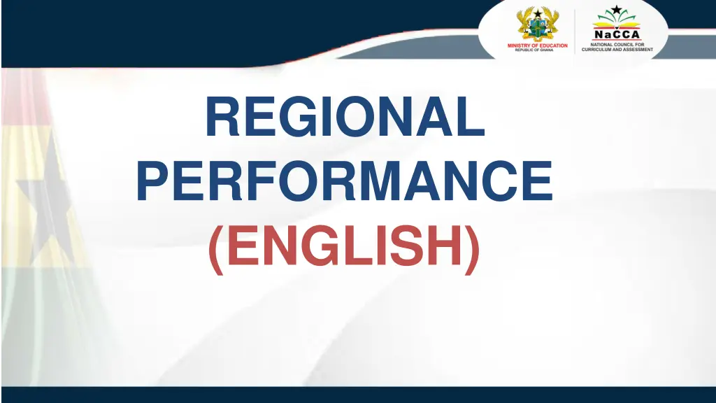 regional performance english
