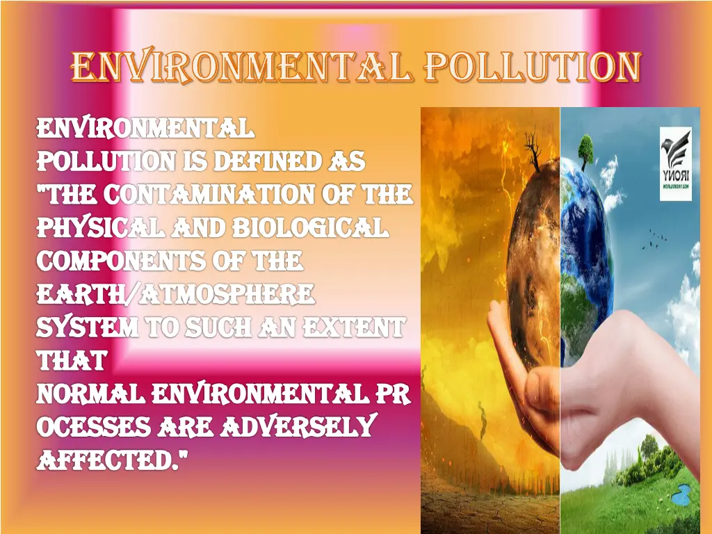 environmental pollution environmental pollution