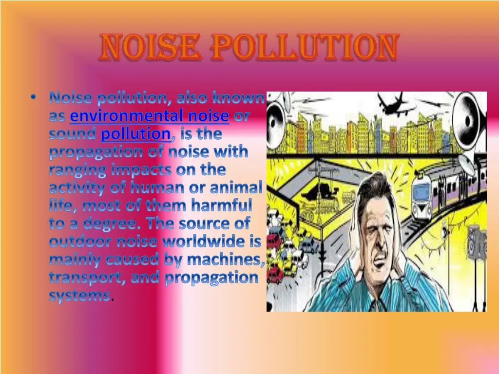 noise pollution noise pollution