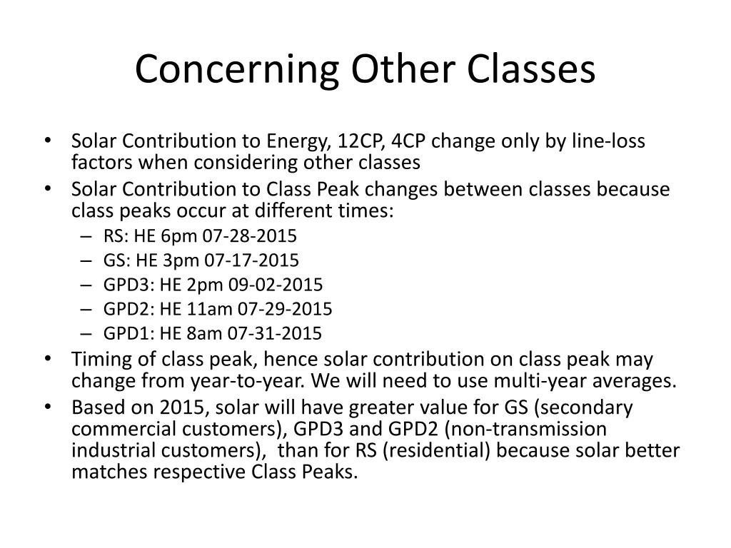 concerning other classes
