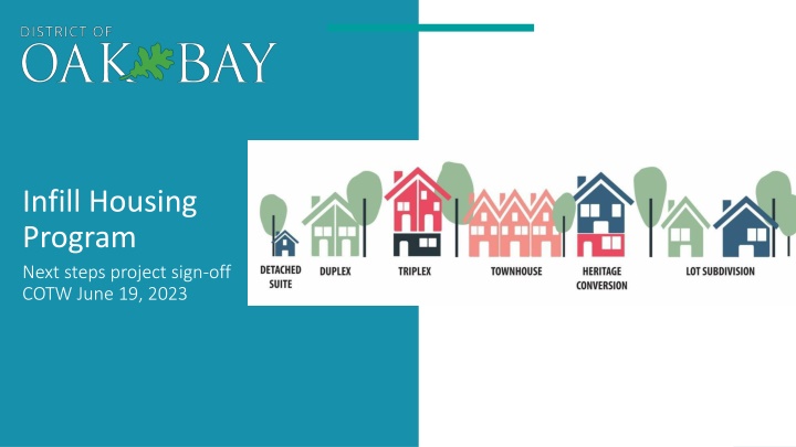 infill housing program next steps project sign