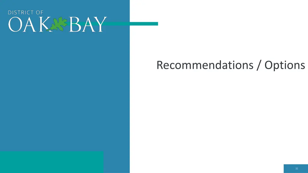 recommendations options