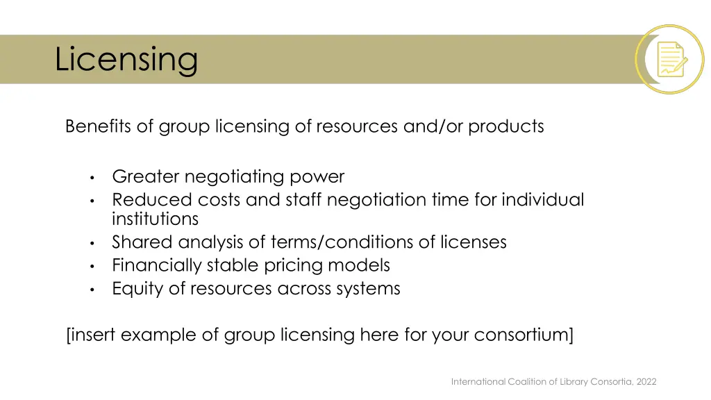 licensing
