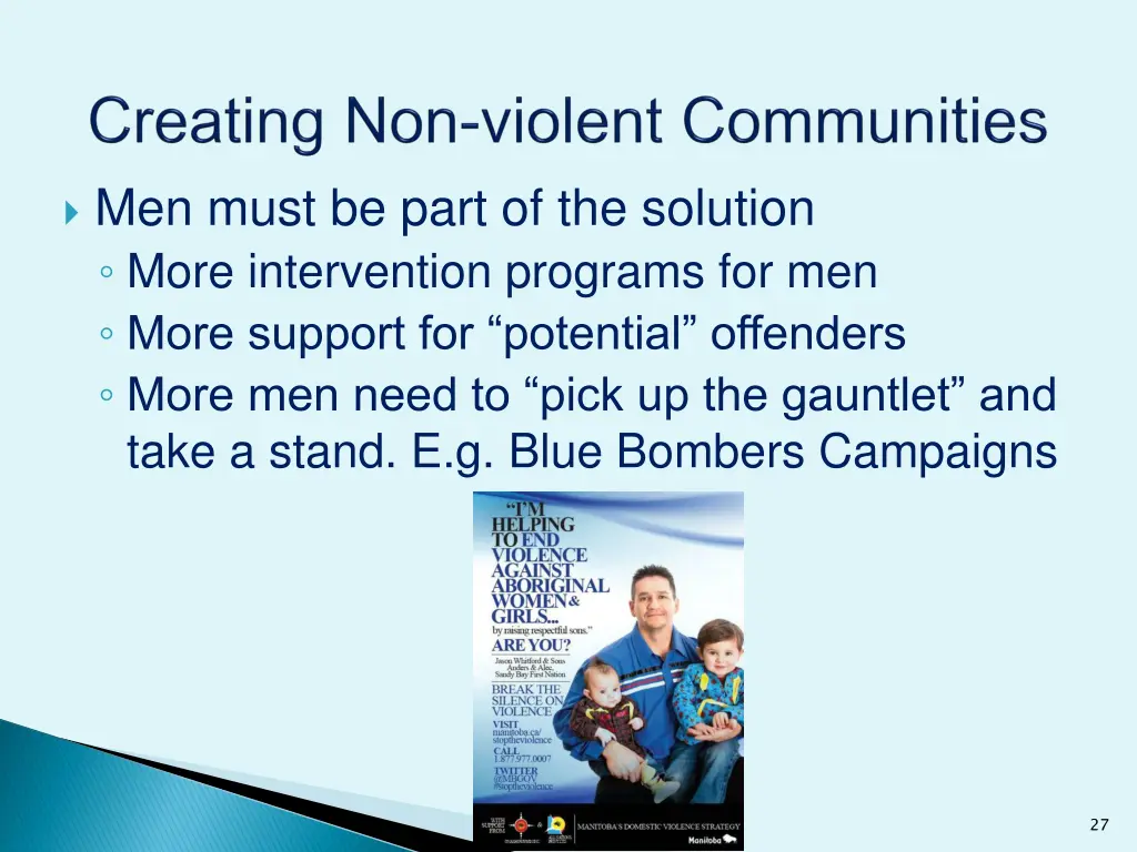 men must be part of the solution more