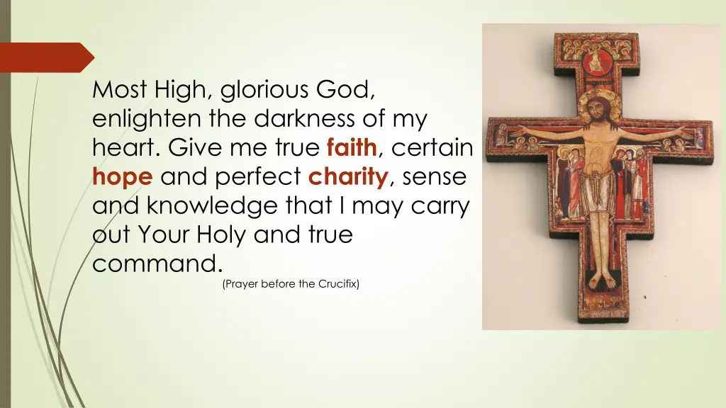 most high glorious god enlighten the darkness