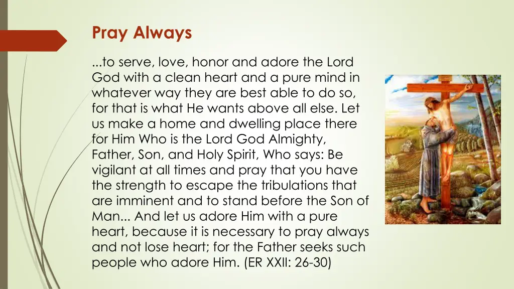 pray always