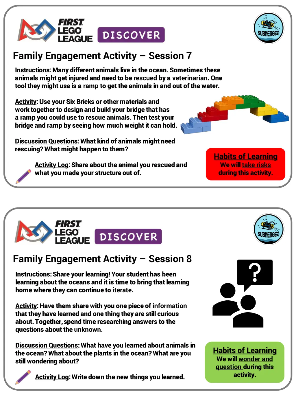 family engagement activity session 7