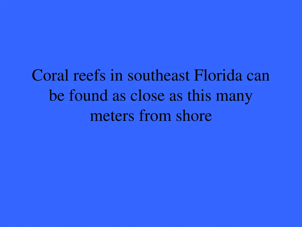 coral reefs in southeast florida can be found