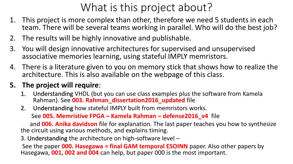 what is this project about