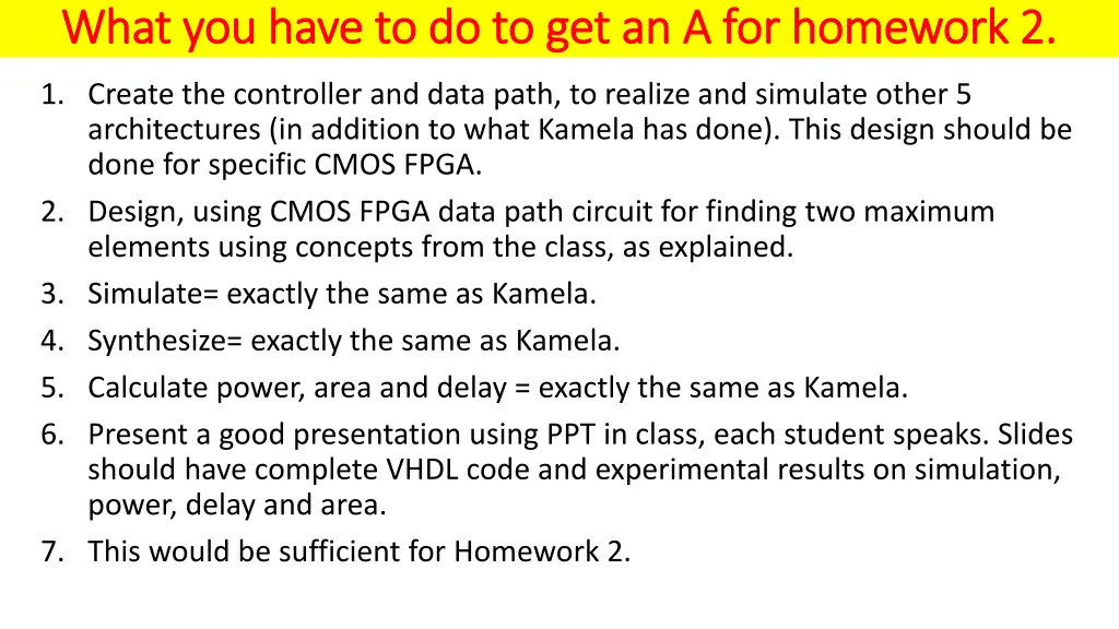 what you have to do to get an a for homework
