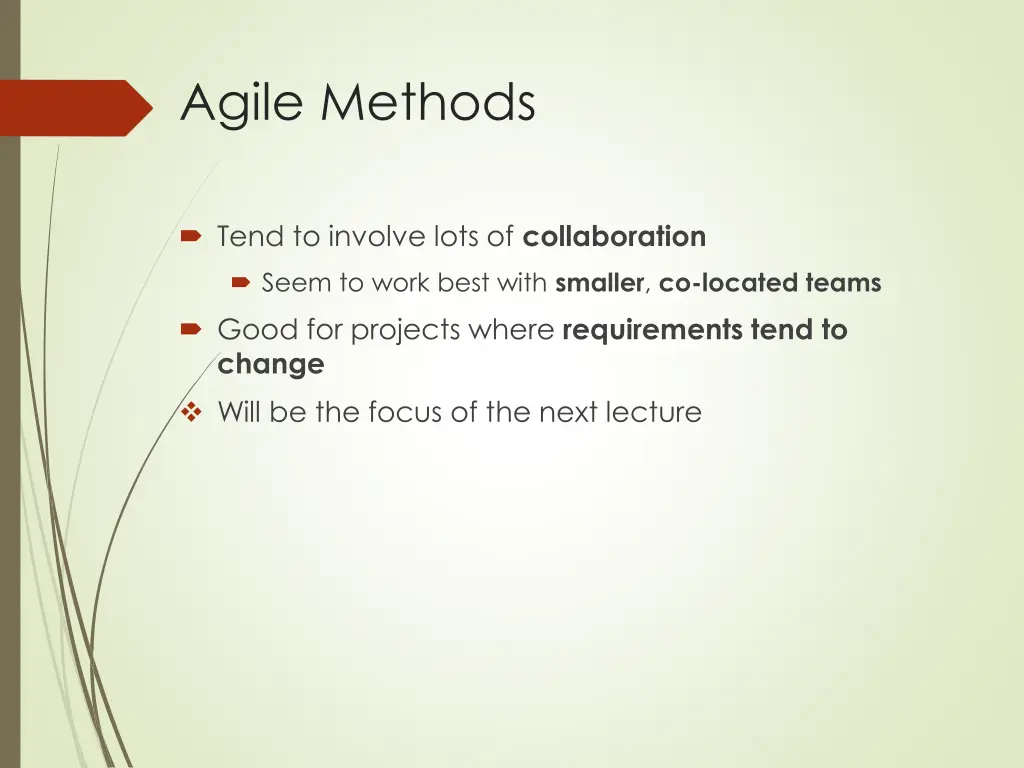 agile methods