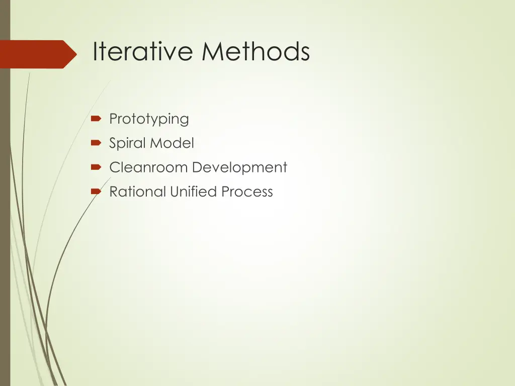 iterative methods