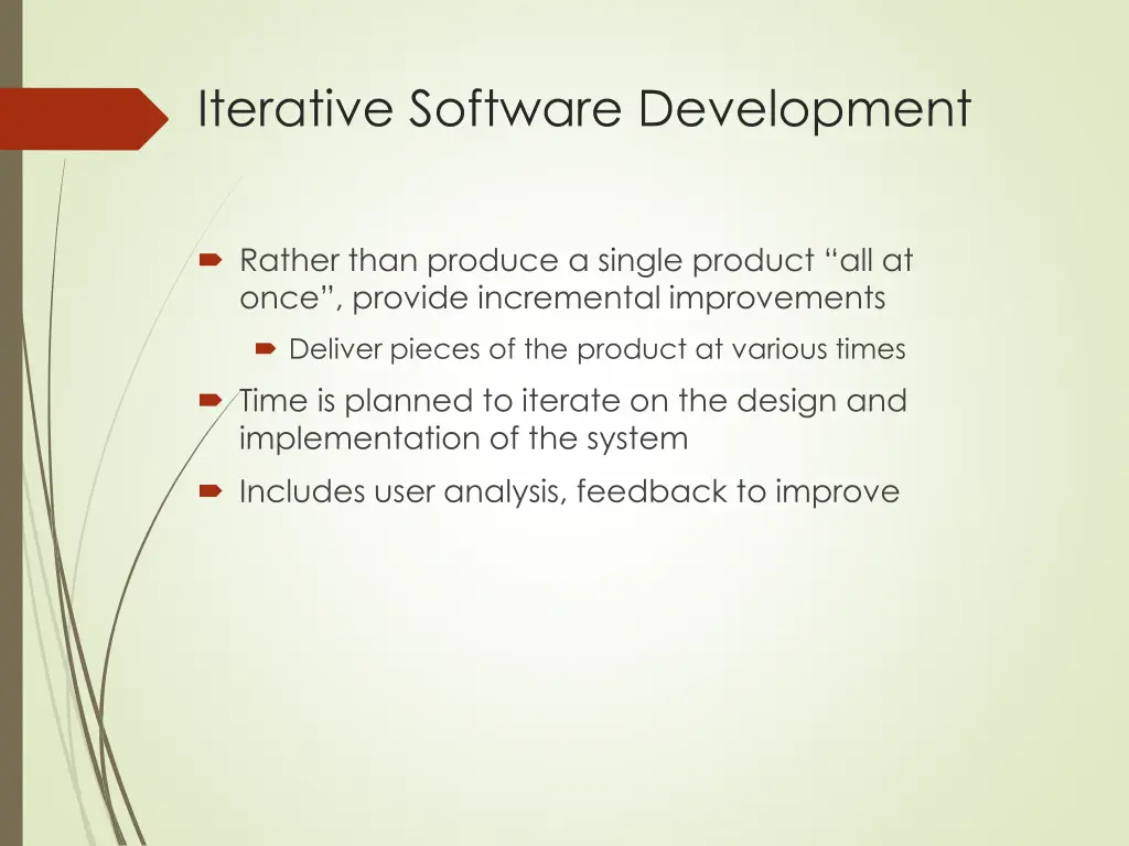 iterative software development