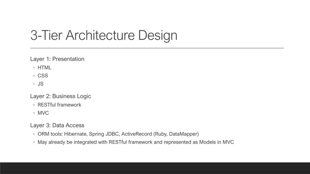 3 tier architecture design