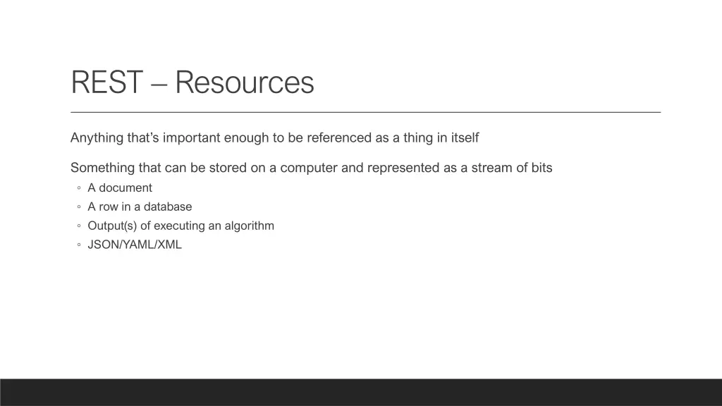 rest resources