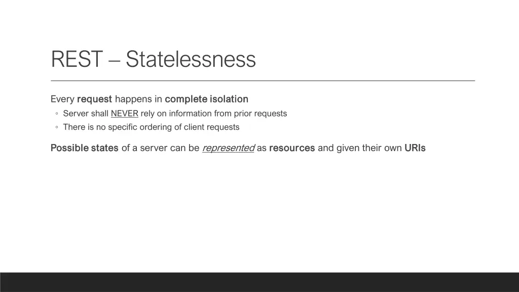 rest statelessness