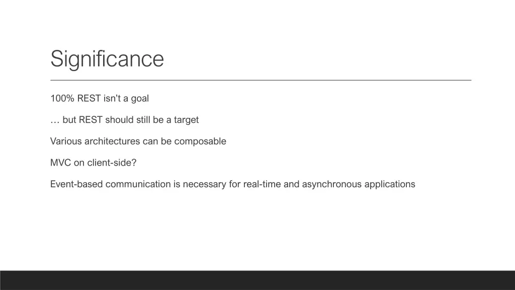significance