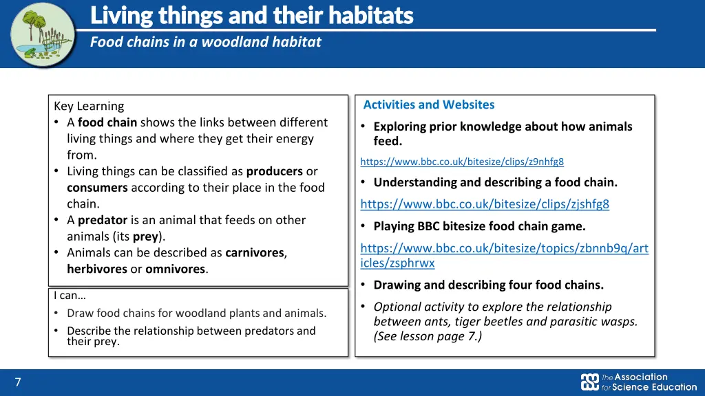 living things and their habitats living things 3