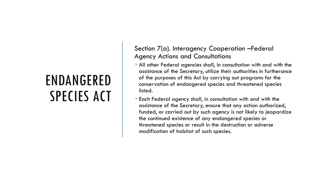 section 7 a interagency cooperation federal