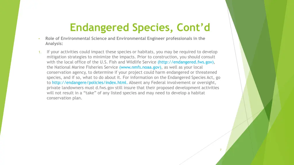 endangered species cont d 5