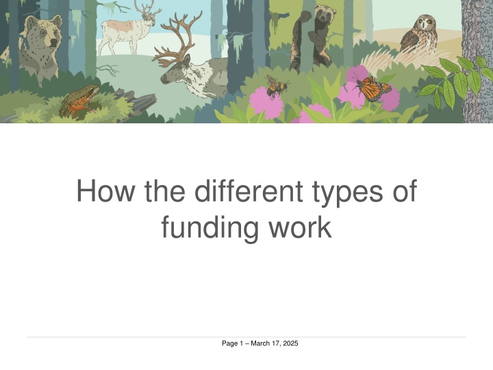 how the different types of funding work