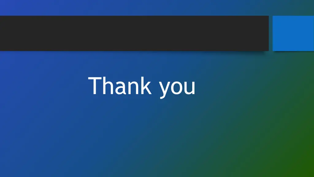 thank you