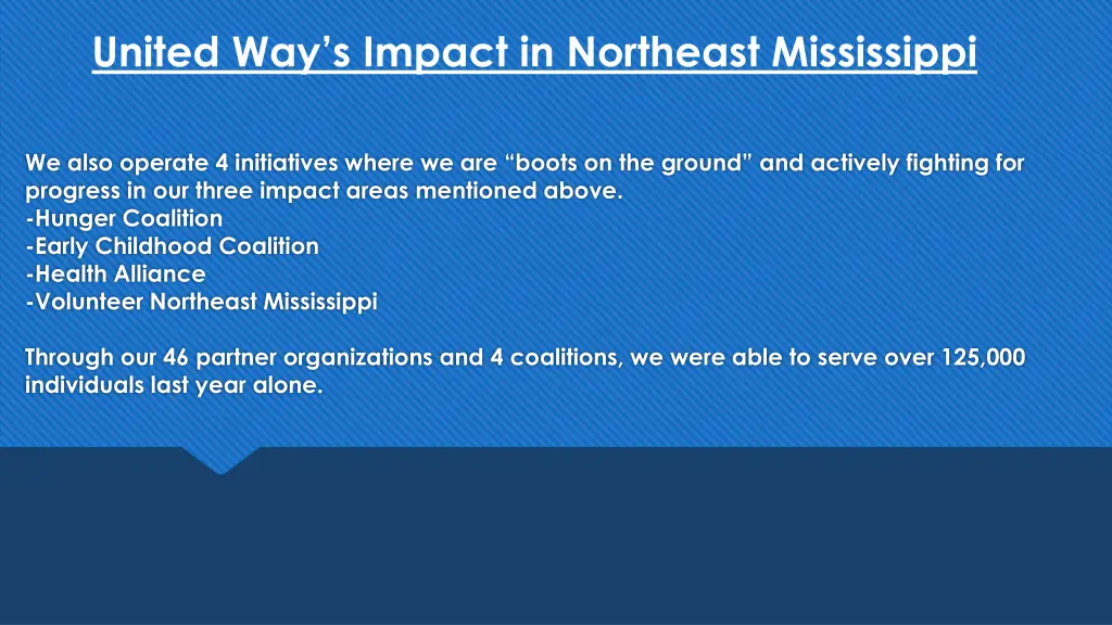 united way s impact in northeast mississippi 1