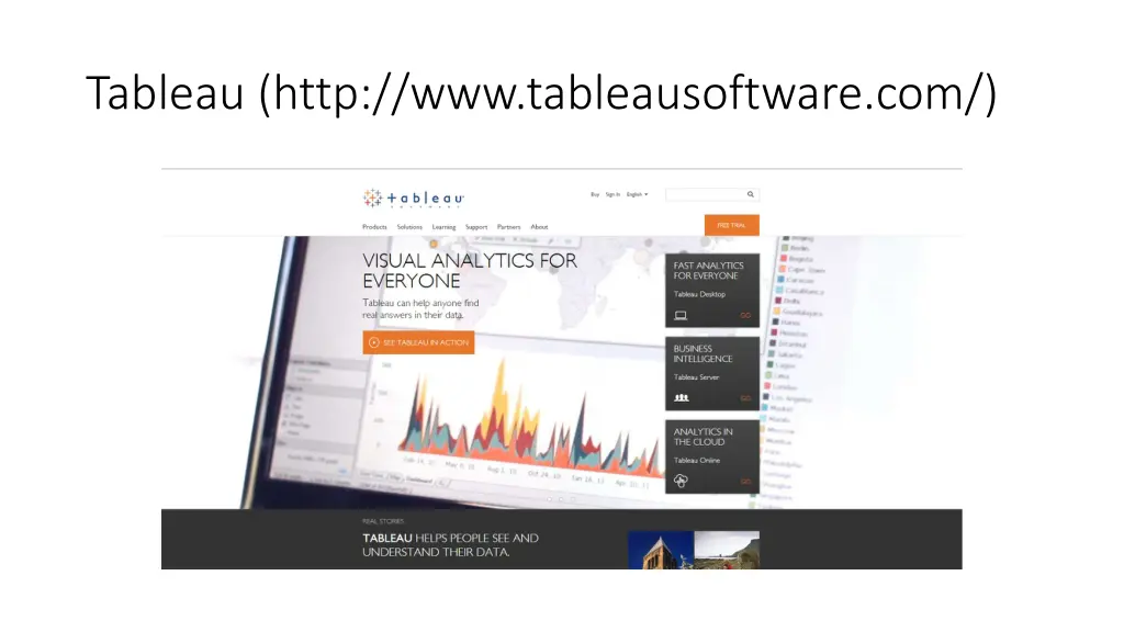 tableau http www tableausoftware com