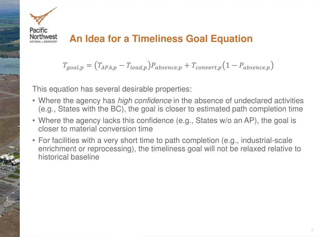 an idea for a timeliness goal equation 2