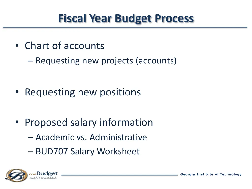 fiscal year budget process 1