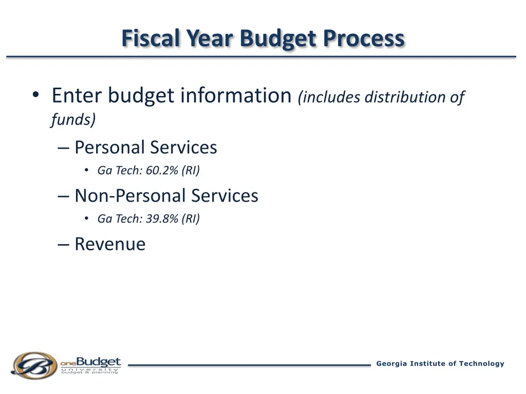 fiscal year budget process 2