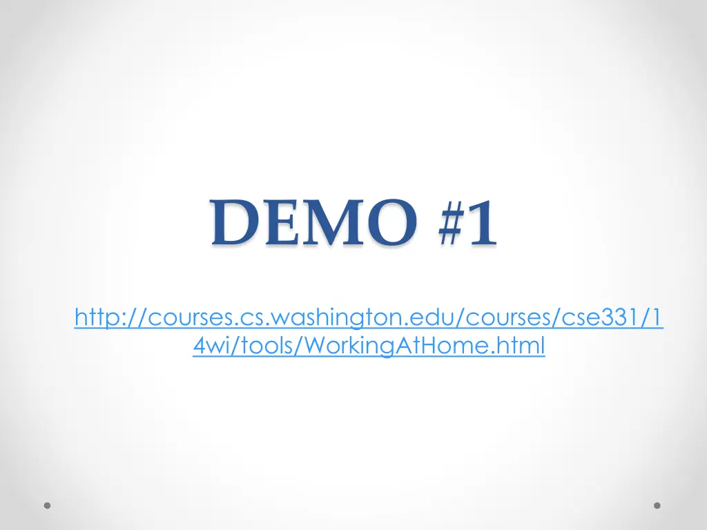 demo 1