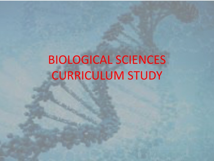 biological sciences curriculum study