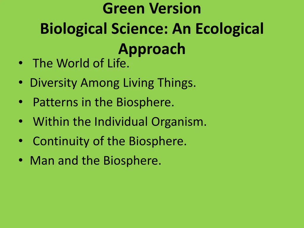 green version
