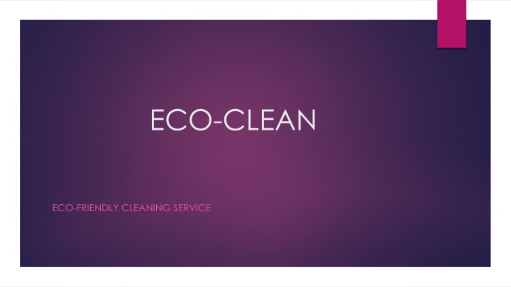 eco clean