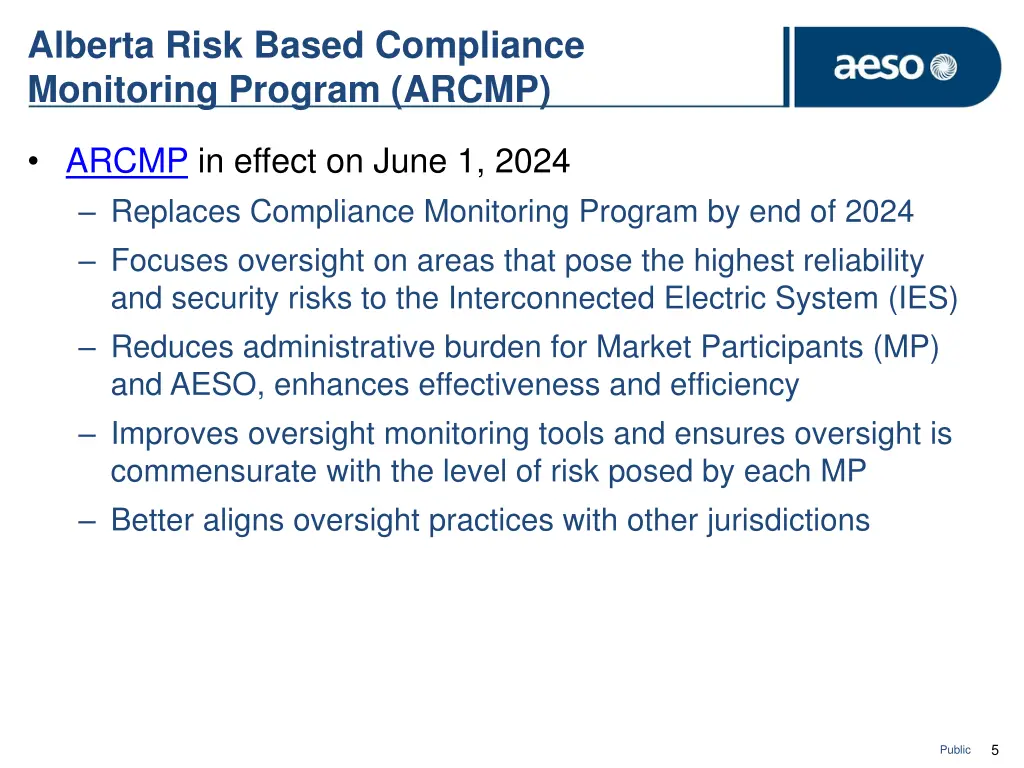 alberta risk based compliance monitoring program