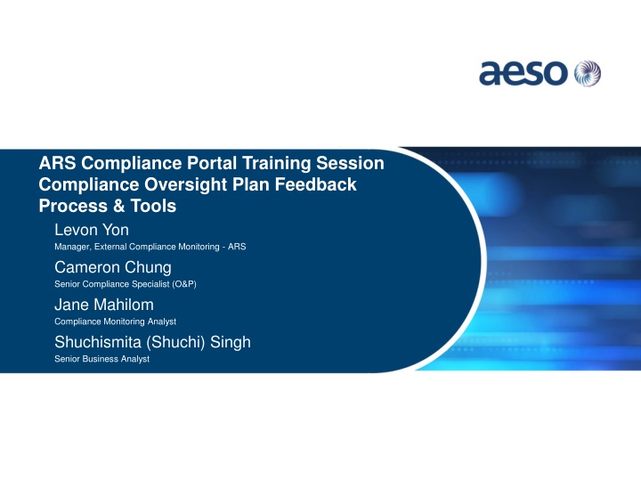 ars compliance portal training session compliance