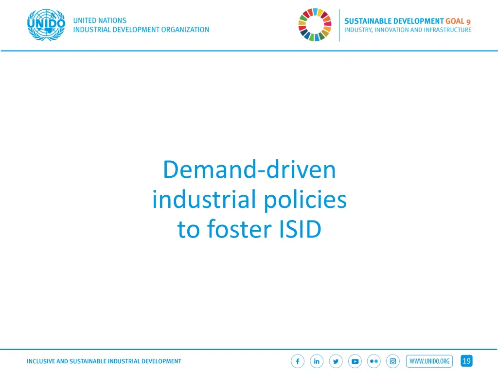 demand driven industrial policies to foster isid