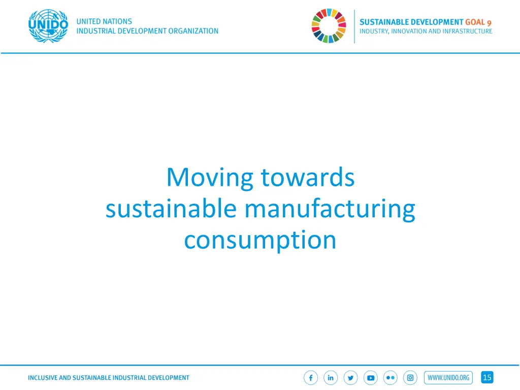 moving towards sustainable manufacturing