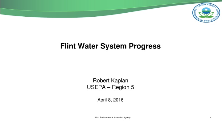 flint water system progress