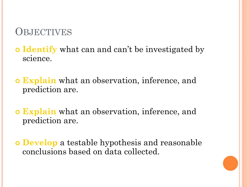o bjectives 1