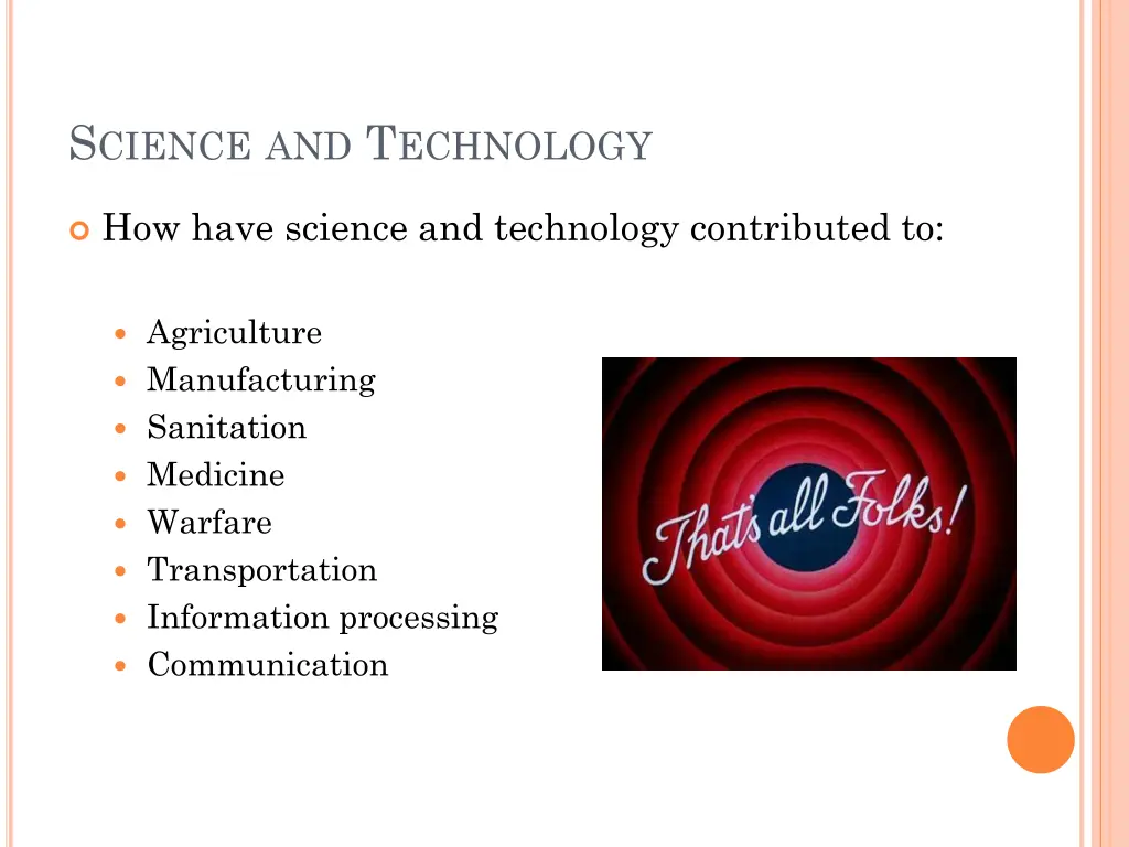s cience and t echnology 1